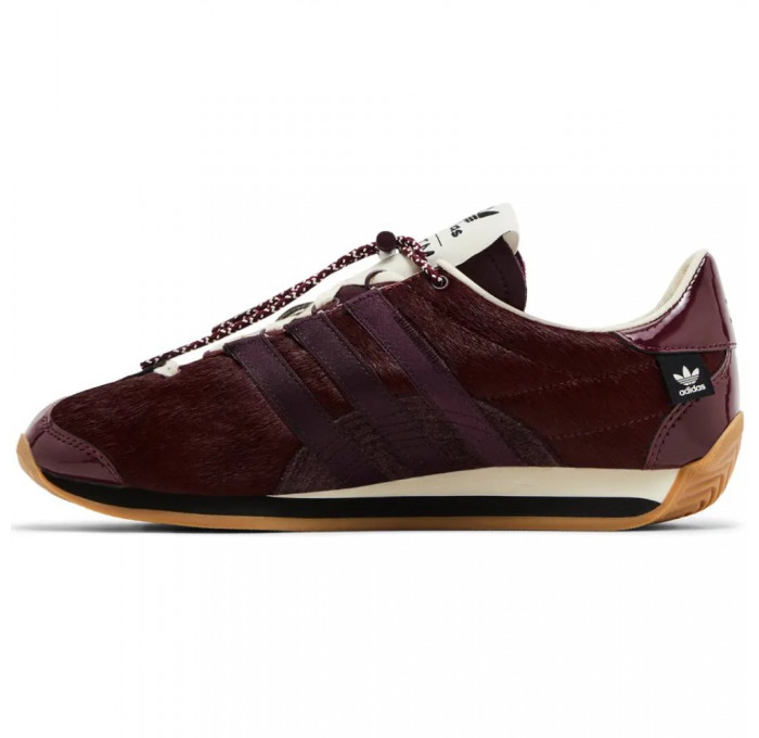 Кроссовки Adidas Country OG x Song For The Mute Pony Hair Pack - Maroon