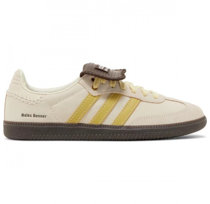 Кроссовки Adidas x Wales Bonner Samba Pony Ecru Tint Yellow