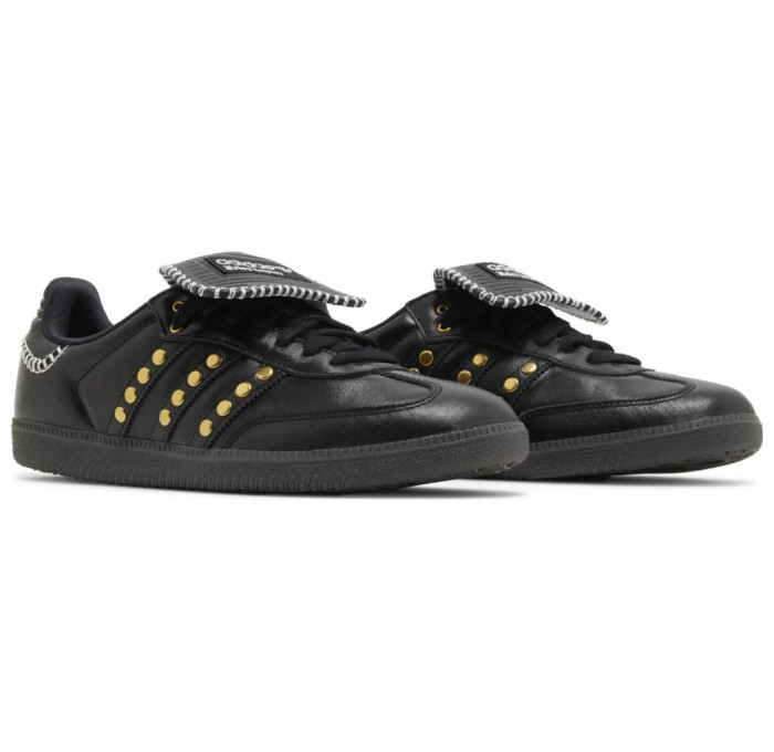 Кроссовки Adidas x Wales Bonner Samba Studded Pack Black