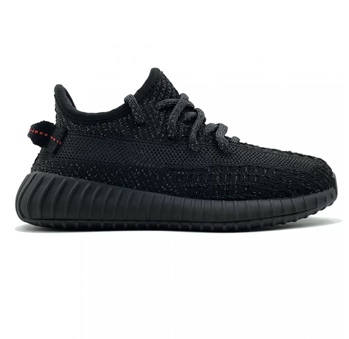 Кроссовки Adidas Yeezy Boost 350 V2 Kids Static Black Reflective