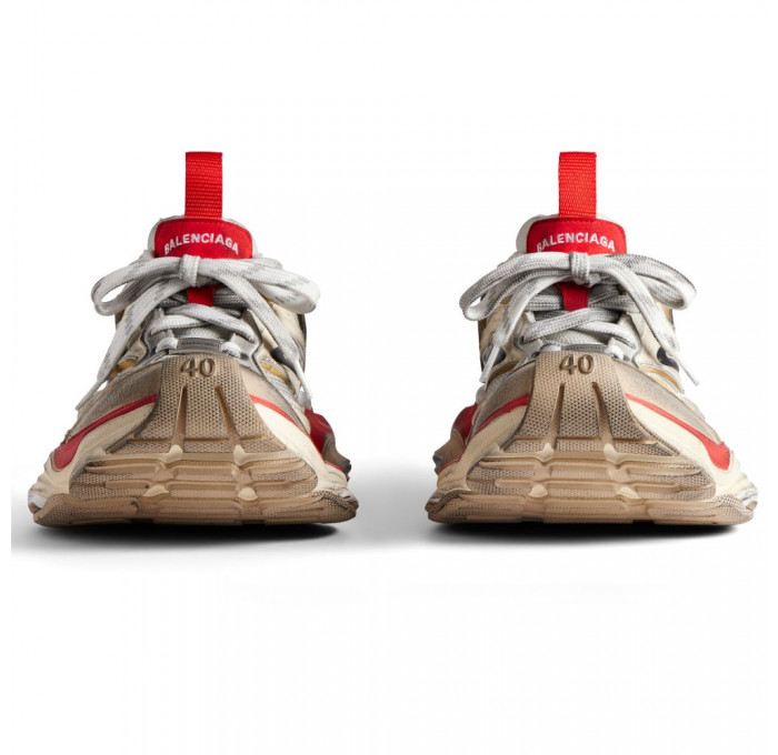 Кроссовки Balenciaga Cargo Sneaker Worn-Out - Beige Red