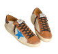 Кеды Golden Goose Super-Star Ltd Light Blue Star And Crocodile Heel Tab