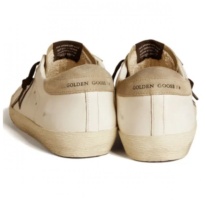 Кеды Golden Goose Super-Star Men's Black Croc-Print Star