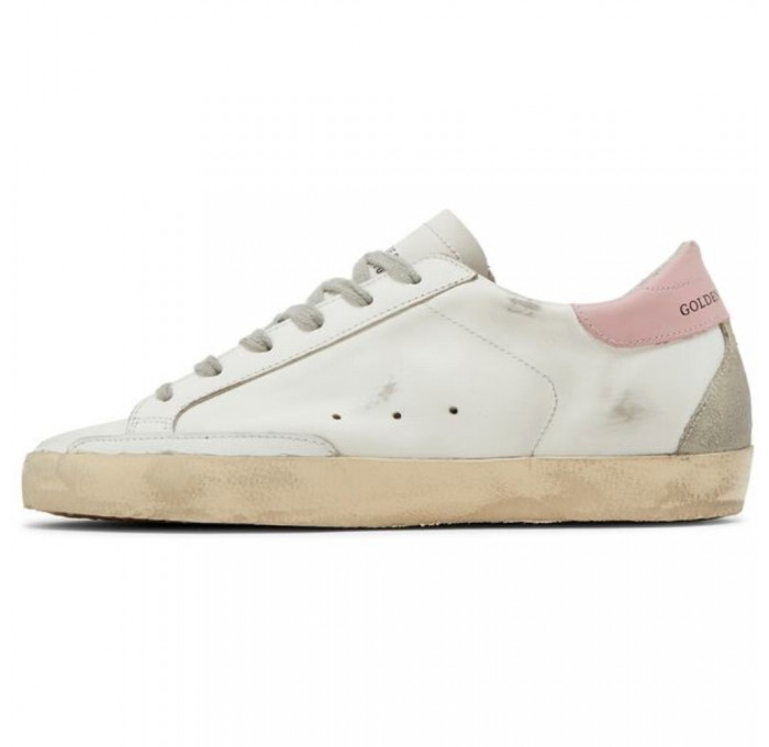 Кеды Golden Goose Super-Star White Pink Wmns