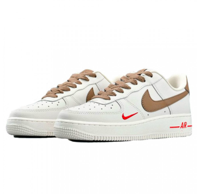 Кроссовки Nike Air Force 1 Low White Brown