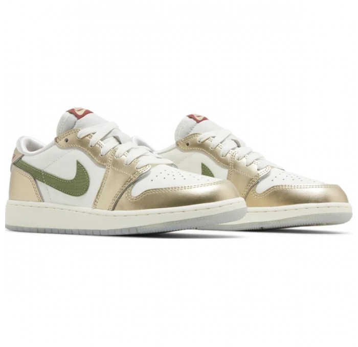 Кроссовки Nike Air Jordan 1 Retro Low OG Gs Year Of The Dragon - Gold