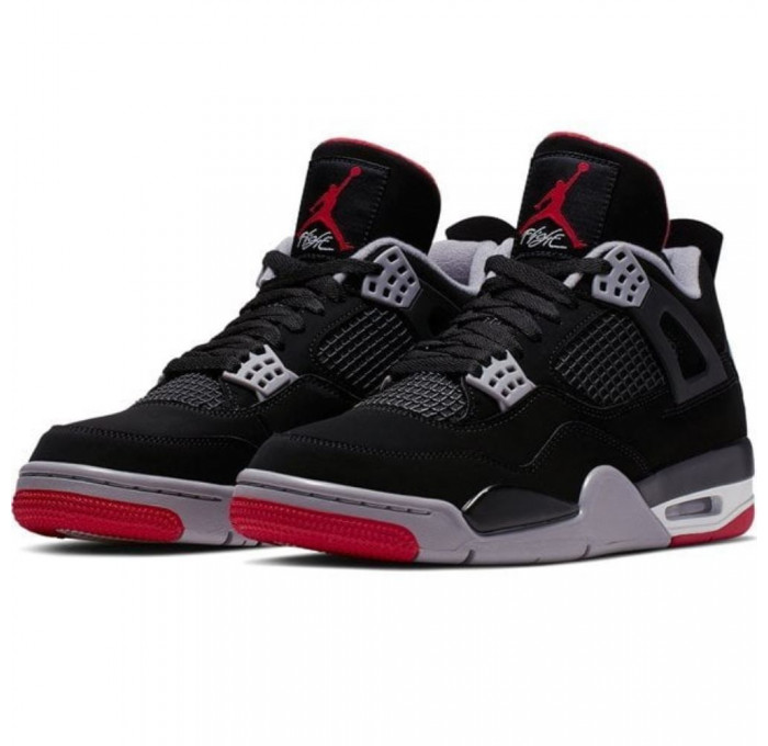 Кроссовки Nike Air Jordan 4 Retro Bred (2019)