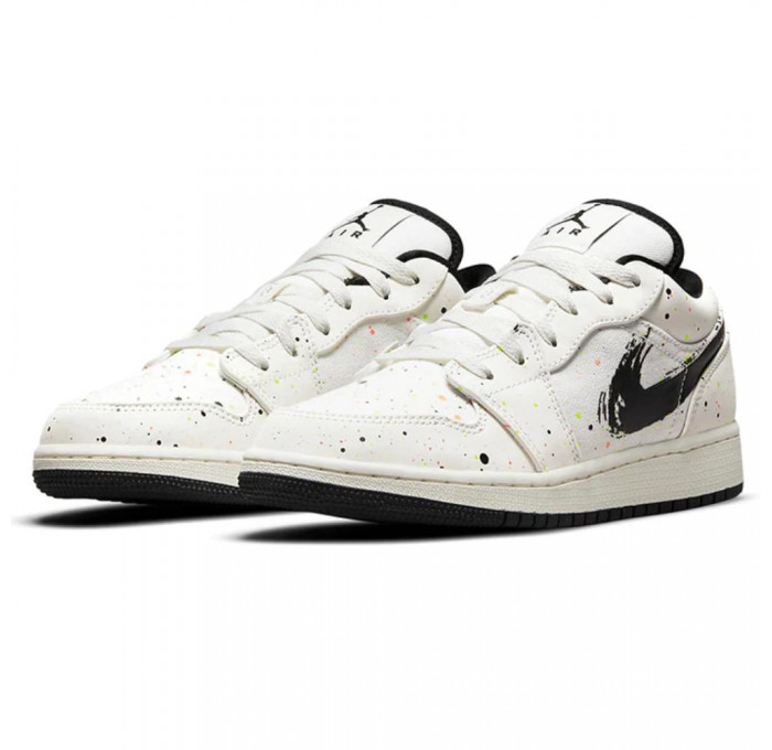 Кроссовки Nike Air Jordan 1 Low Se (Gs) Paint Splatter