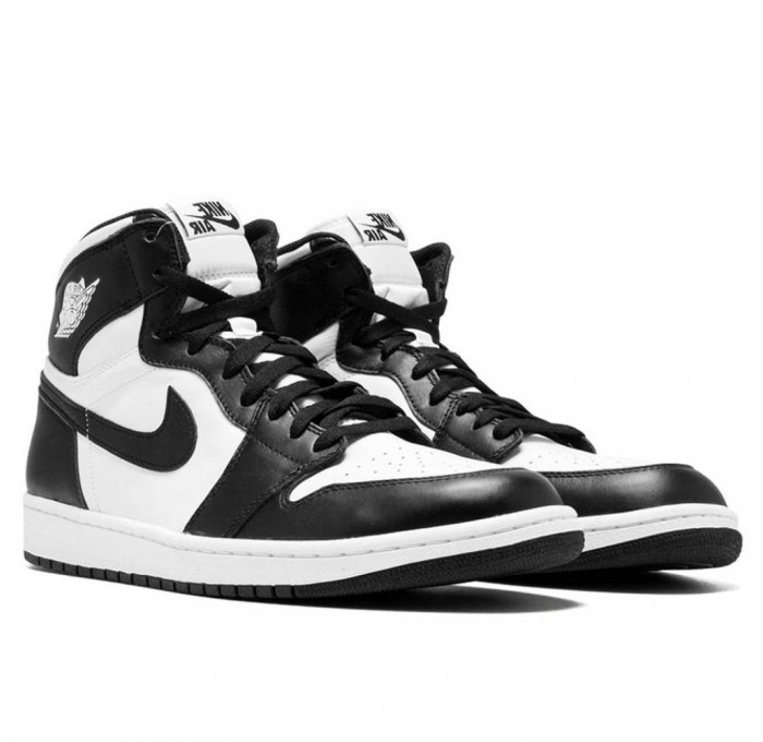 Кроссовки Nike Air Jordan 1 Retro High Black White (2014)