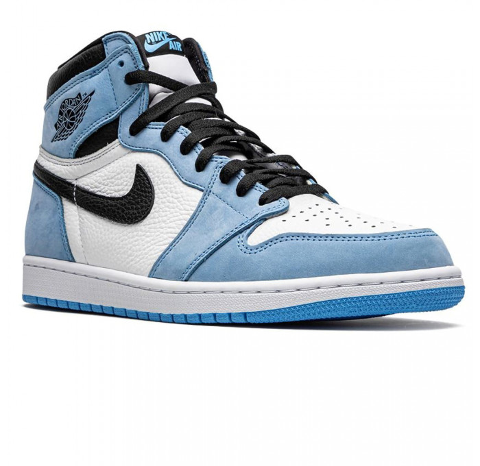 Кроссовки Nike Air Jordan 1 Retro High White University Blue Black