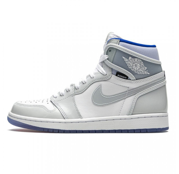 Кроссовки Nike Air Jordan 1 Retro High Zoom White Racer Blue