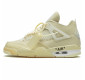 Кроссовки Nike Air Jordan 4 Retro Off-White Sail