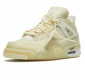 Кроссовки Nike Air Jordan 4 Retro Off-White Sail