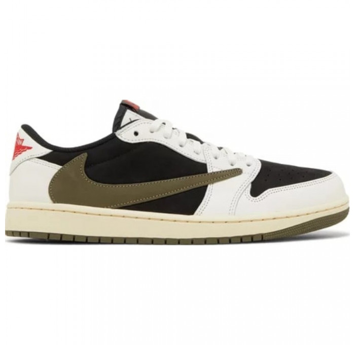Кроссовки Nike Air Jordan 1 Retro Low OG SP x Travis Scott Olive