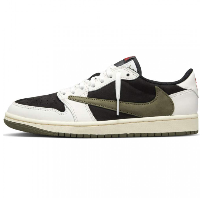 Кроссовки Nike Air Jordan 1 Retro Low OG SP x Travis Scott Olive