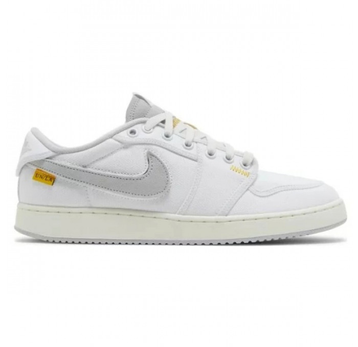 Кроссовки Nike Union La x Air Jordan 1 Ko Low White Neutral Grey