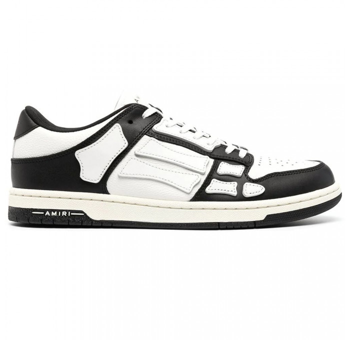 Кроссовки Amiri Skel Top Low White Black White