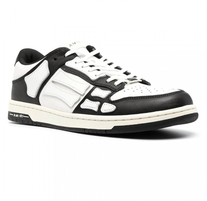 Кроссовки Amiri Skel Top Low White Black White
