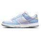 Кроссовки Nike Dunk Low Blue Airbrush Canvas
