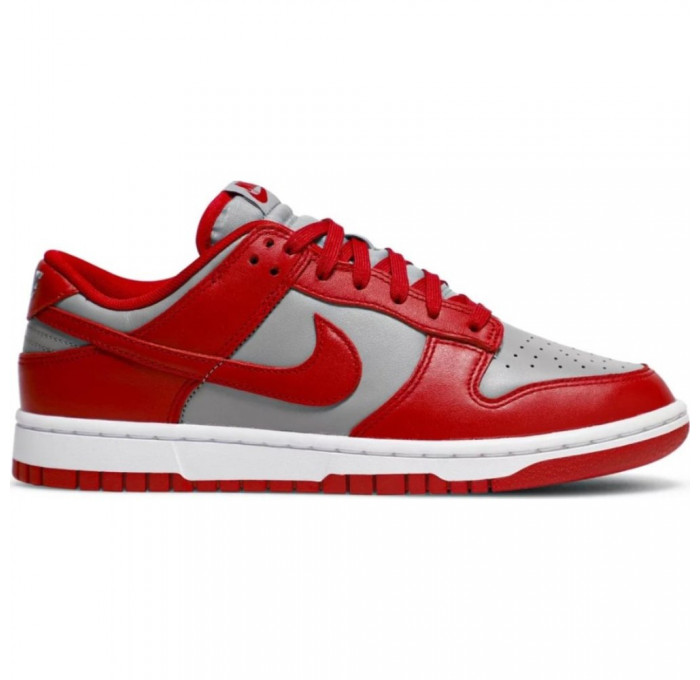 Кроссовки Nike Dunk Low Retro Medium Grey Varsity Red Unlv