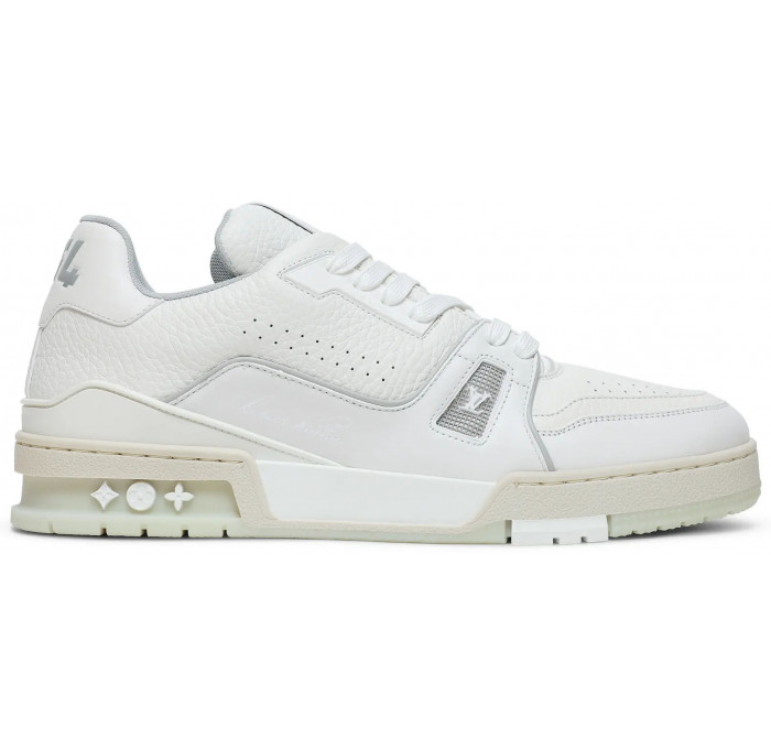 Кроссовки Louis Vuitton Trainer Low White Signature