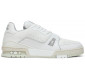 Кроссовки Louis Vuitton Trainer Low White Signature